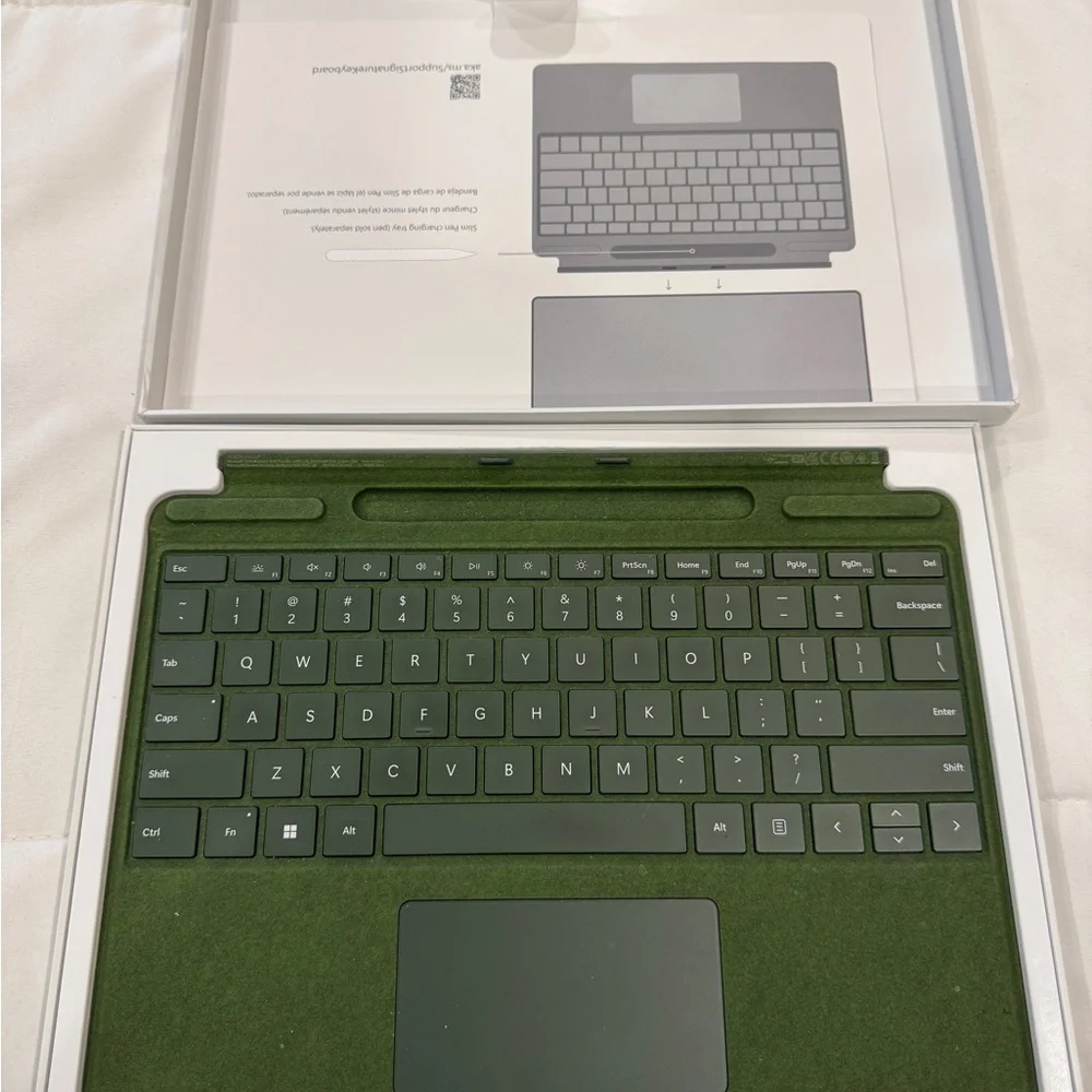 Microsoft Green Tablet Keyboard